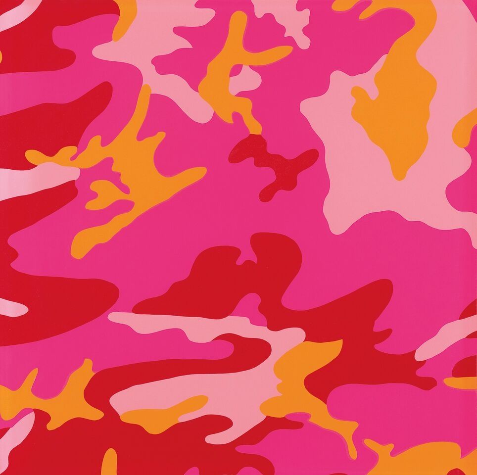 Serigrafia Warhol - Camouflage FS II.408