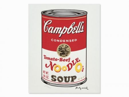 Litografia Warhol - Campbell