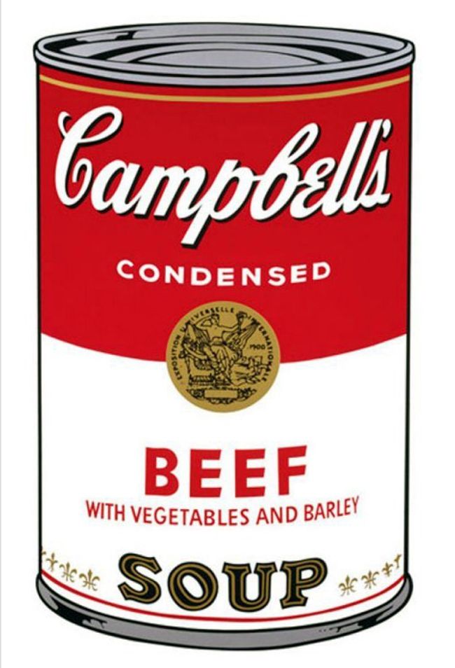 Serigrafia Warhol - '' Campbell 's  Soup ''