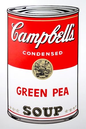 Serigrafia Warhol (After) - Campbell's Soup - Green Pea