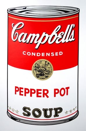 Serigrafia Warhol (After) - Campbell's Soup - Pepper Pot