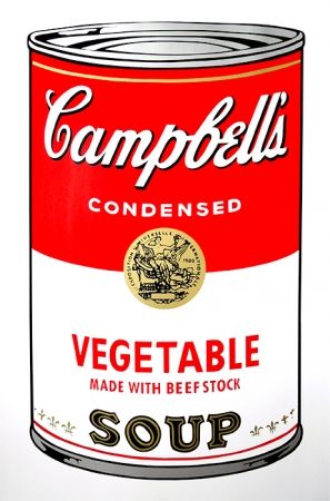 Serigrafia Warhol (After) - Campbell's Soup - Vegetable
