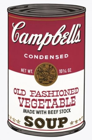 Serigrafia Warhol - Campbell's Soup Can: Old Fashioned Vegetable