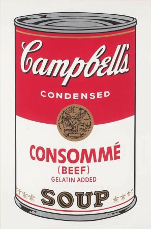 Serigrafia Warhol - Campbell's Soup: Consommé (FS II.52)