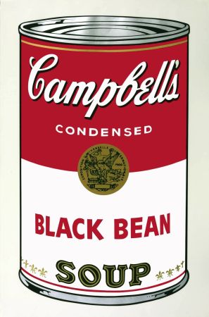 Non Tecnico Warhol - Campbell's Soup I: Black Bean (FS II.44)