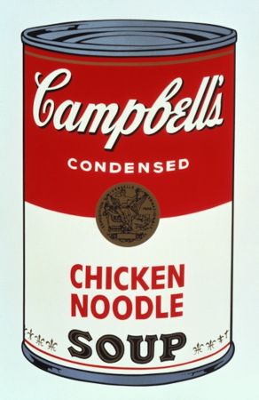 Serigrafia Warhol - Campbell's Soup I, Chicken Noodle