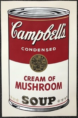 Multiplo Warhol - Campbell's soup I: Cream of Mushroom
