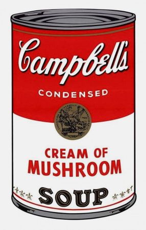 Serigrafia Warhol - Campbell's Soup I: Cream of Mushroom
