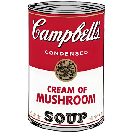 Serigrafia Warhol - Campbell’s Soup I: Cream of Mushrooms