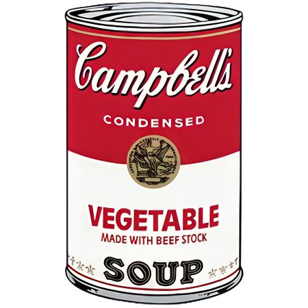 Serigrafia Warhol - Campbell's Soup I: Vegetable (FS II.48)