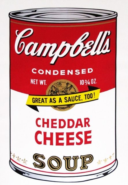 Serigrafia Warhol - Campbell’s Soup II: Cheddar Cheese 