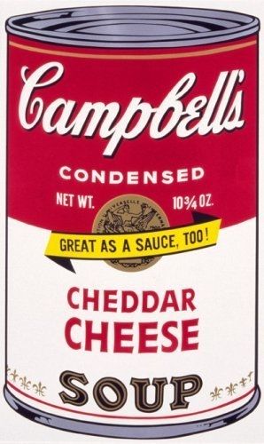 Serigrafia Warhol - Campbell’s Soup II: Cheddar Cheese 