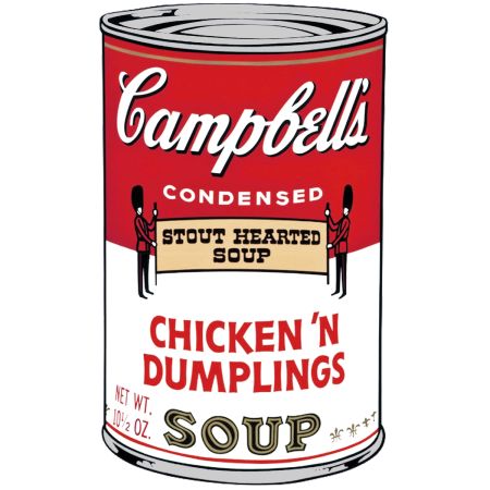 Serigrafia Warhol - Campbells Soup II: Chicken N Dumplings (FS II.58)