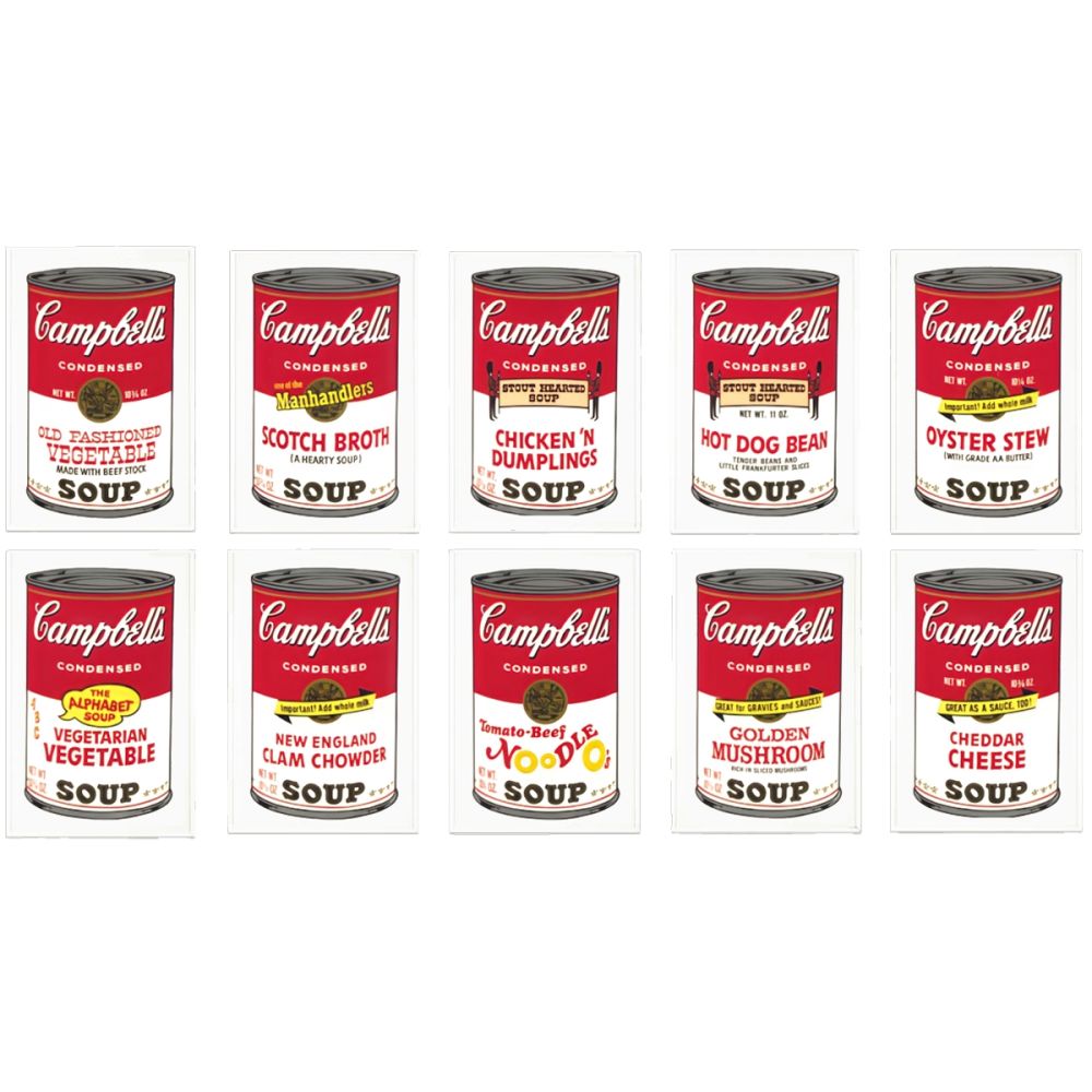 Serigrafia Warhol - Campbell’s Soup II Complete Portfolio