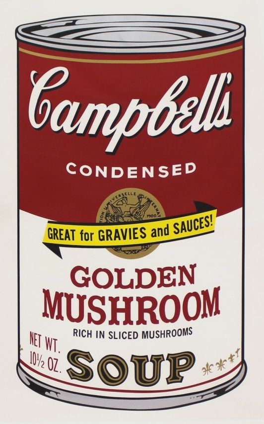 Serigrafia Warhol - Campbell’s Soup II: Golden Mushroom (FS II.62)