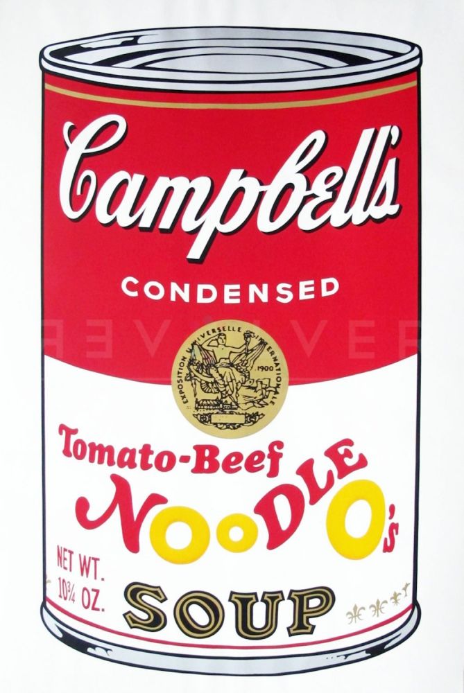 Serigrafia Warhol - Campbell’s Soup II: Tomato Beef Noodle O’s (FS II.61)
