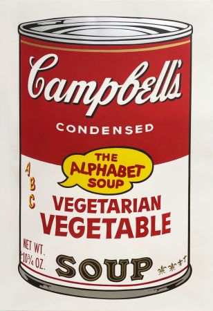 Serigrafia Warhol - Campbell's Soup II: Vegetarian Vegetable