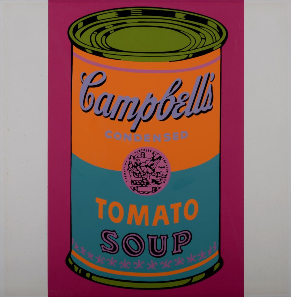 Serigrafia Warhol - Campbell's Tomato Soup (Banner)