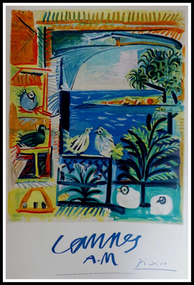 Litografia Picasso - CANNES A.M