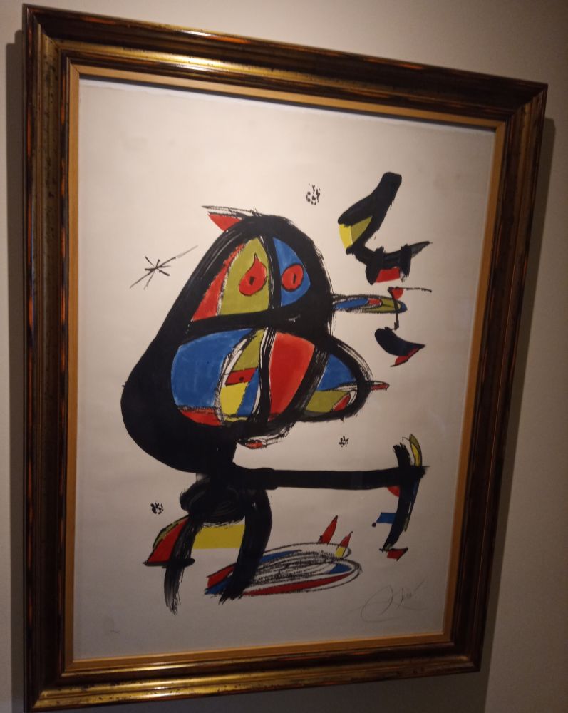 Litografia Miró - Cap i Cua