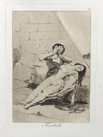 Acquaforte Goya - Capricho 9. Tantalo