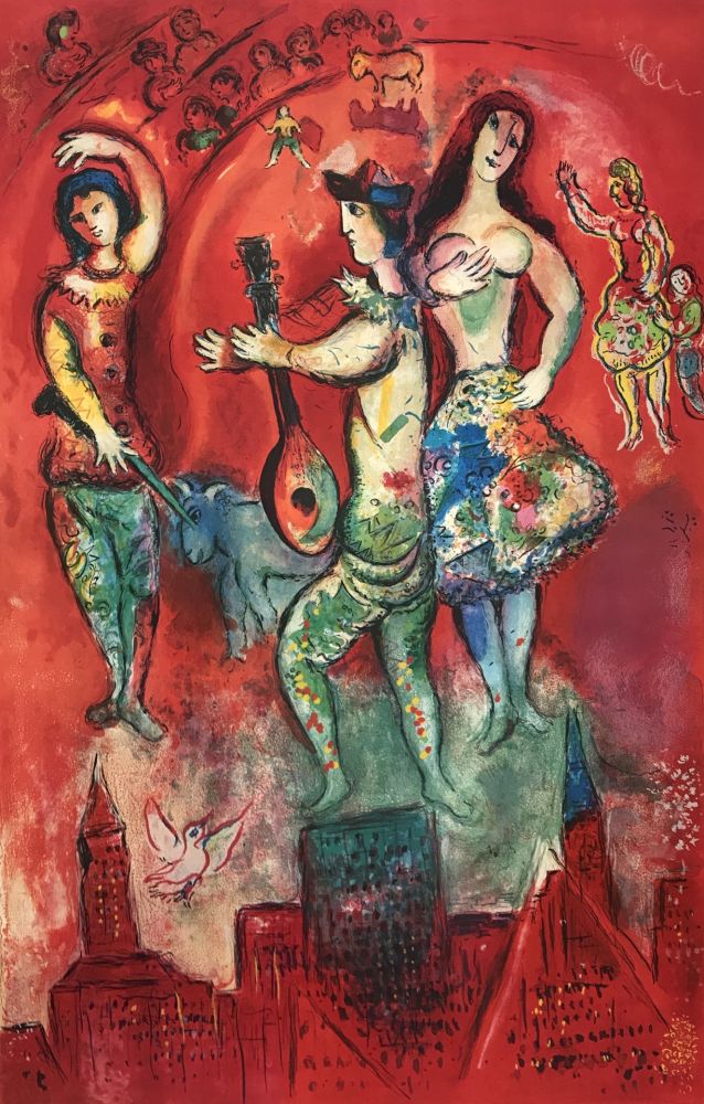 Litografia Chagall - Carmen