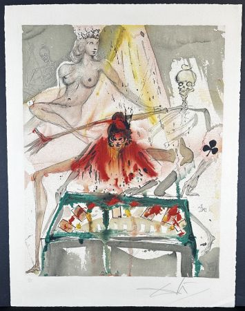 Litografia Dali - Carmen The Cards Spell Death to Carmen 