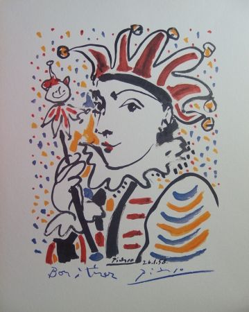 Litografia Picasso - Carnaval : le fou