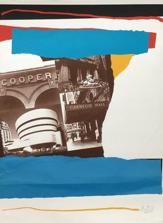 Litografia Motherwell - Carnegie Hall