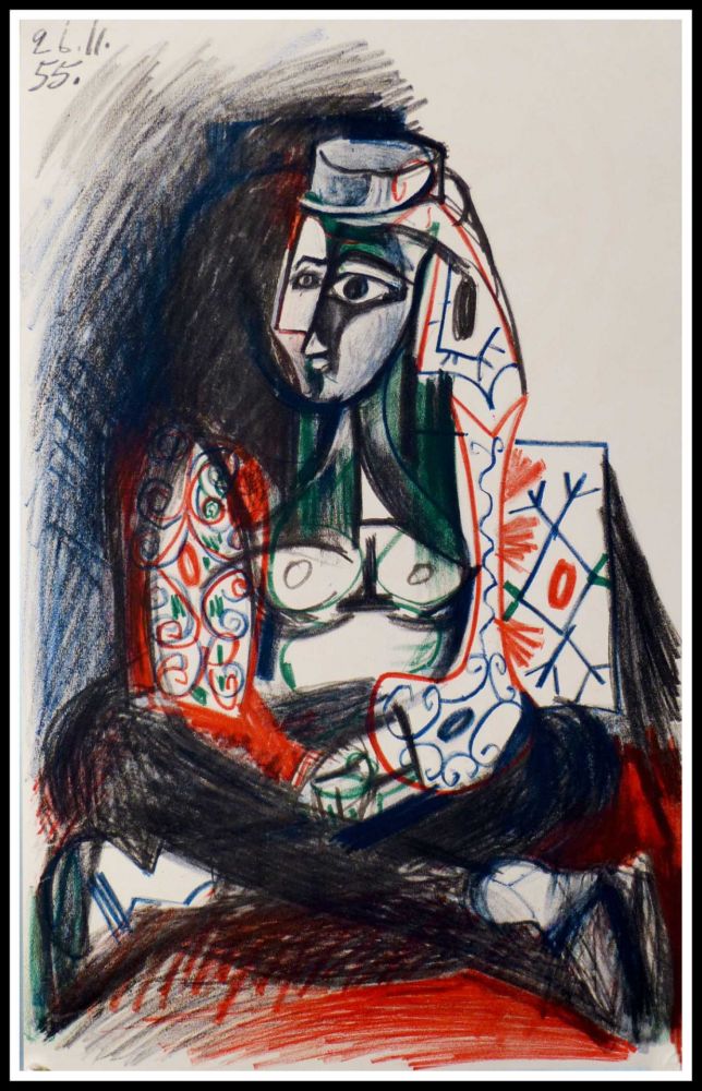 Litografia Picasso (After) - CARNET DE CALIFORNIE VII