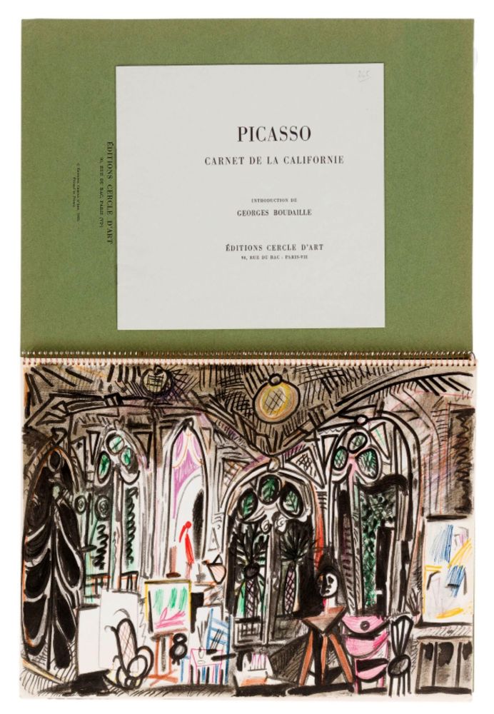 Libro Illustrato Picasso - CARNET DE LA CALIFORNIE (Cercle d'art, Paris 1959)