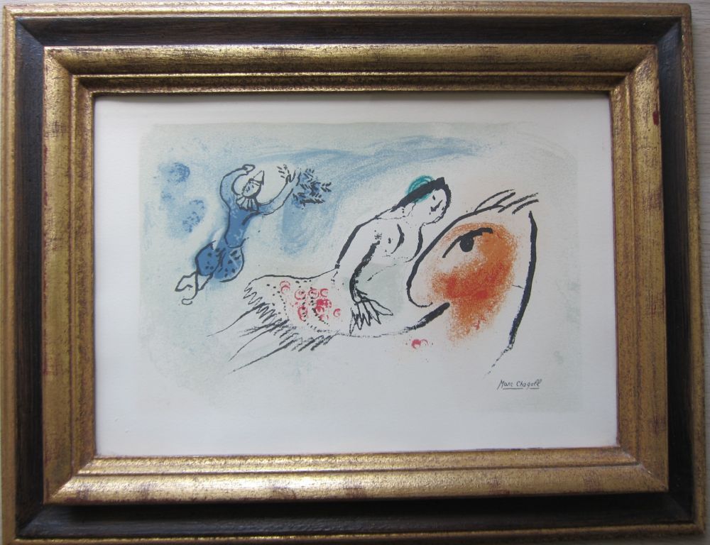 Litografia Chagall - Carte de voeux pour Aimé Maeght