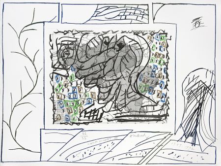 Incisione Alechinsky - Carte mise à jour III