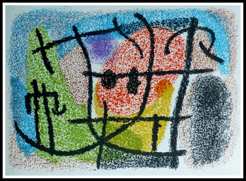 Litografia Miró - CARTONES