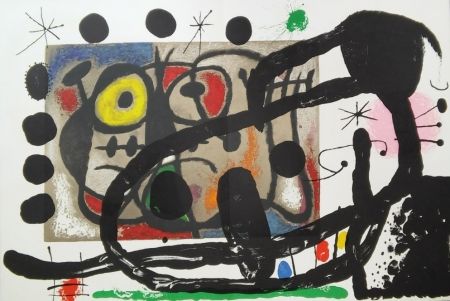 Litografia Miró - Cartons 