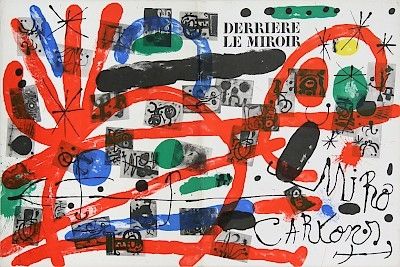 Litografia Miró - Cartons, copertina