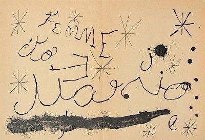 Litografia Miró - Cartons pg.13