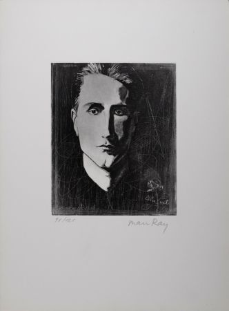 Acquaforte E Acquatinta Ray - Cela Vit (Portrait of Marcel Duchamp), 1971 - Hand-signed & numbered