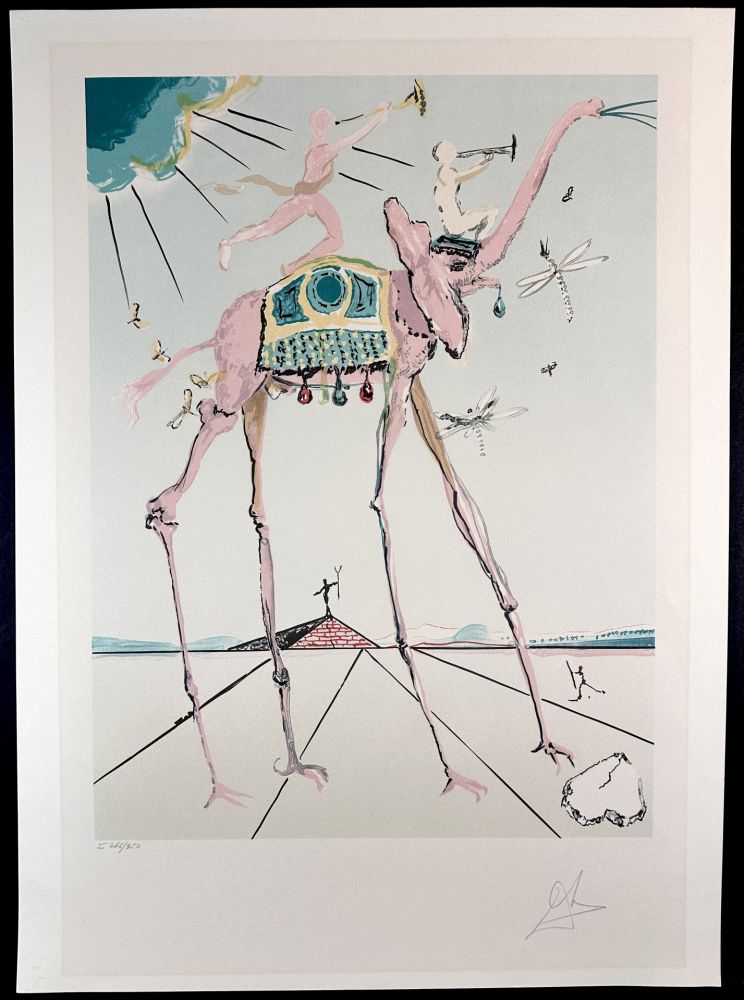 Litografia Dali - Celestial Elephant