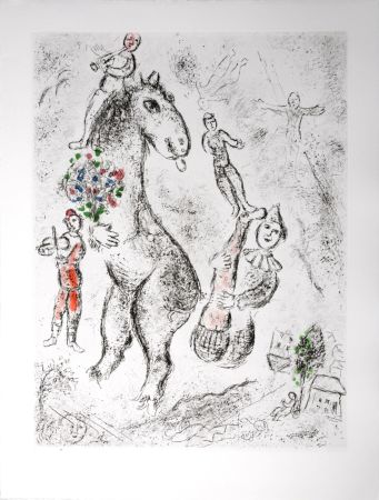 Acquaforte E Acquatinta Chagall - Celui qui dit les choses sans rien dire, 1976 - IV