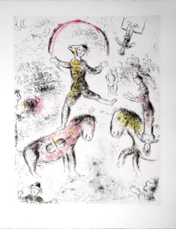 Acquaforte E Acquatinta Chagall - Celui qui dit les choses sans rien dire, 1976 - PLATE 17