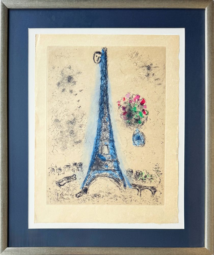 Acquaforte E Acquatinta Chagall - Celui qui dit les choses sans rien dire, Planche I
