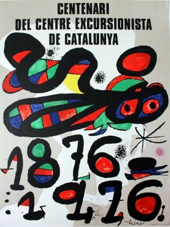 Manifesti Miró - Centenari del Centre Excursionista de Catalunya