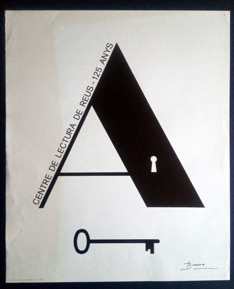 Manifesti Brossa - Centre de Lectura de Reus - 125 anys - 1984
