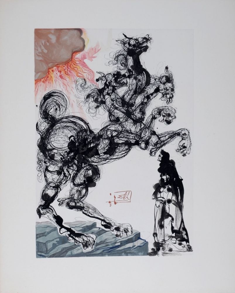 Litografia Dali - Cerbère