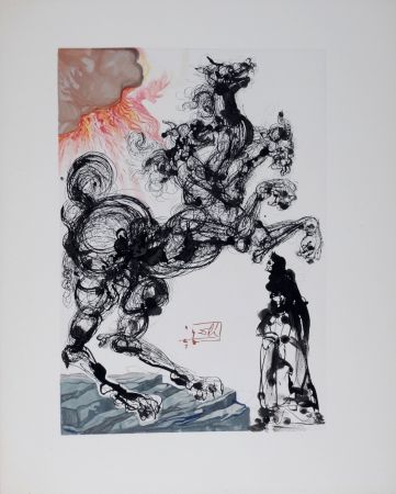 Litografia Dali - Cerbère