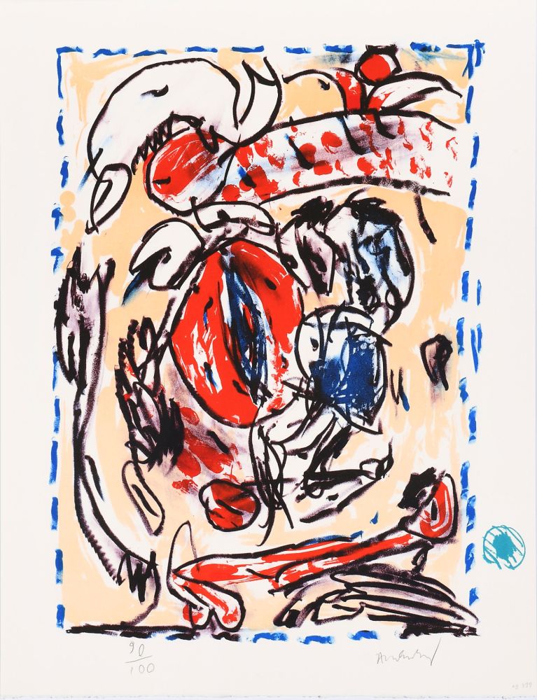 Litografia Alechinsky - Cerclitude