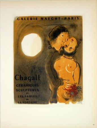 Litografia Chagall - Chagall  Céramiques Sculptures  1952
