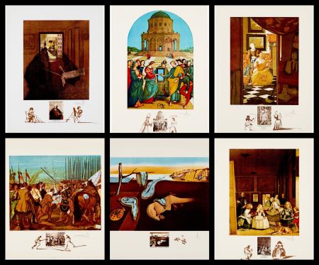 Litografia Dali - Changes in Great Masterpieces Complete Suite
