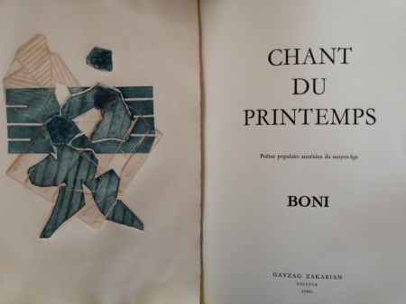 Libro Illustrato Boni - Chant du Printemps - Poème populaire arménien -